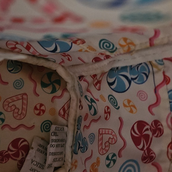 Loungefly holiday gingerbread print Disney mini backpack with matching ears - Picture 5 of 7